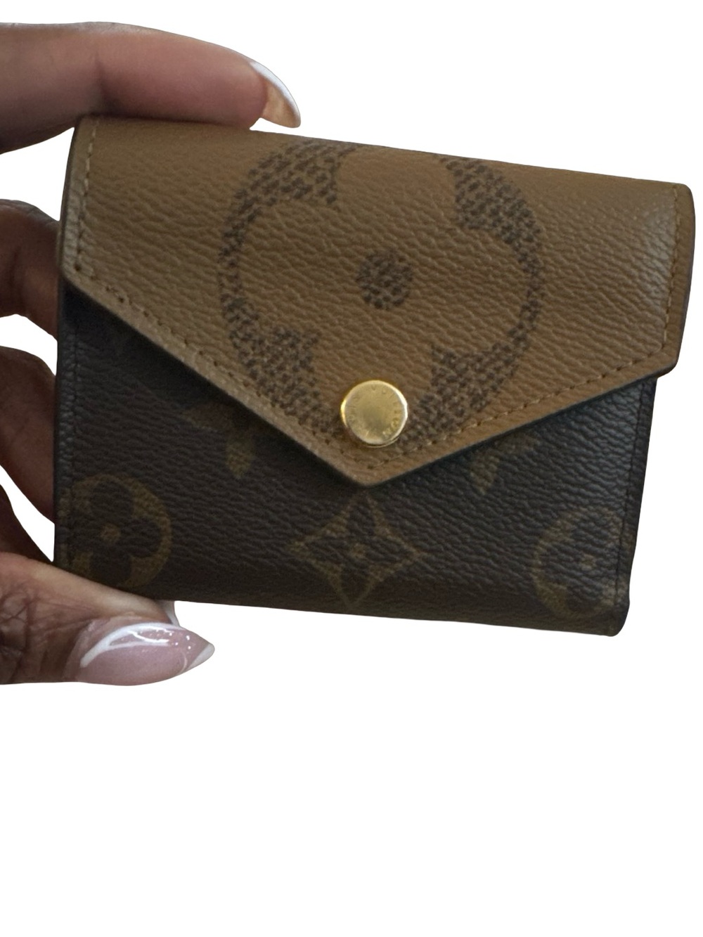 Louis Vuitton Reverse Monogram Zoe Trifold